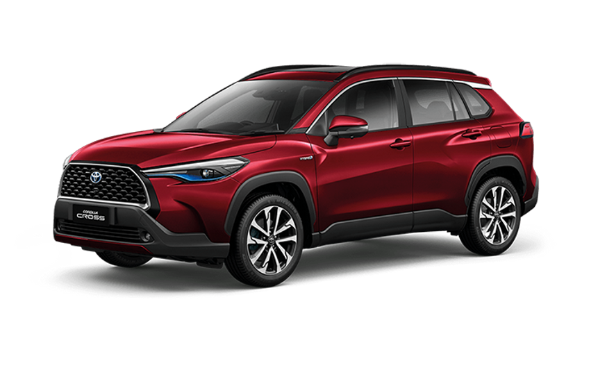 Toyota Corolla Cross màu đỏ