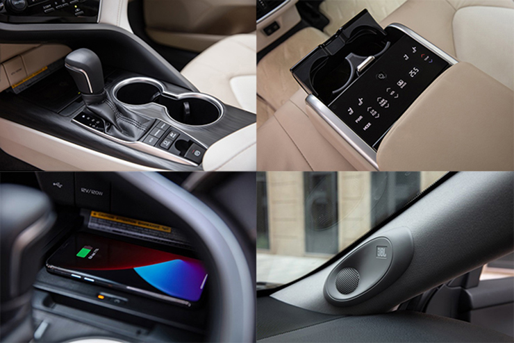 Các chi tiết nội thất xe Camry nhập khẩu