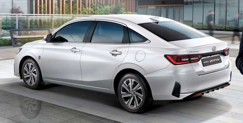 Toyota Vios 2023: Thiết kế mặt sau