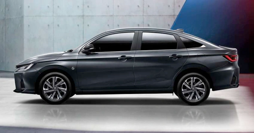 Thiết kế mặt bên hông xe Toyota Vios 2023