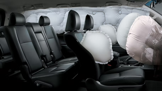 Hệ thống túi khí xe Land Cruiser Prado 2025