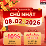 TOYOTA THANH XUÂN MỞ CỬA CHỦ NHẬT 08/02/2026