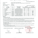 Kết quả quan trắc quý 1 2026 của Công ty Toyota Thanh Xuân